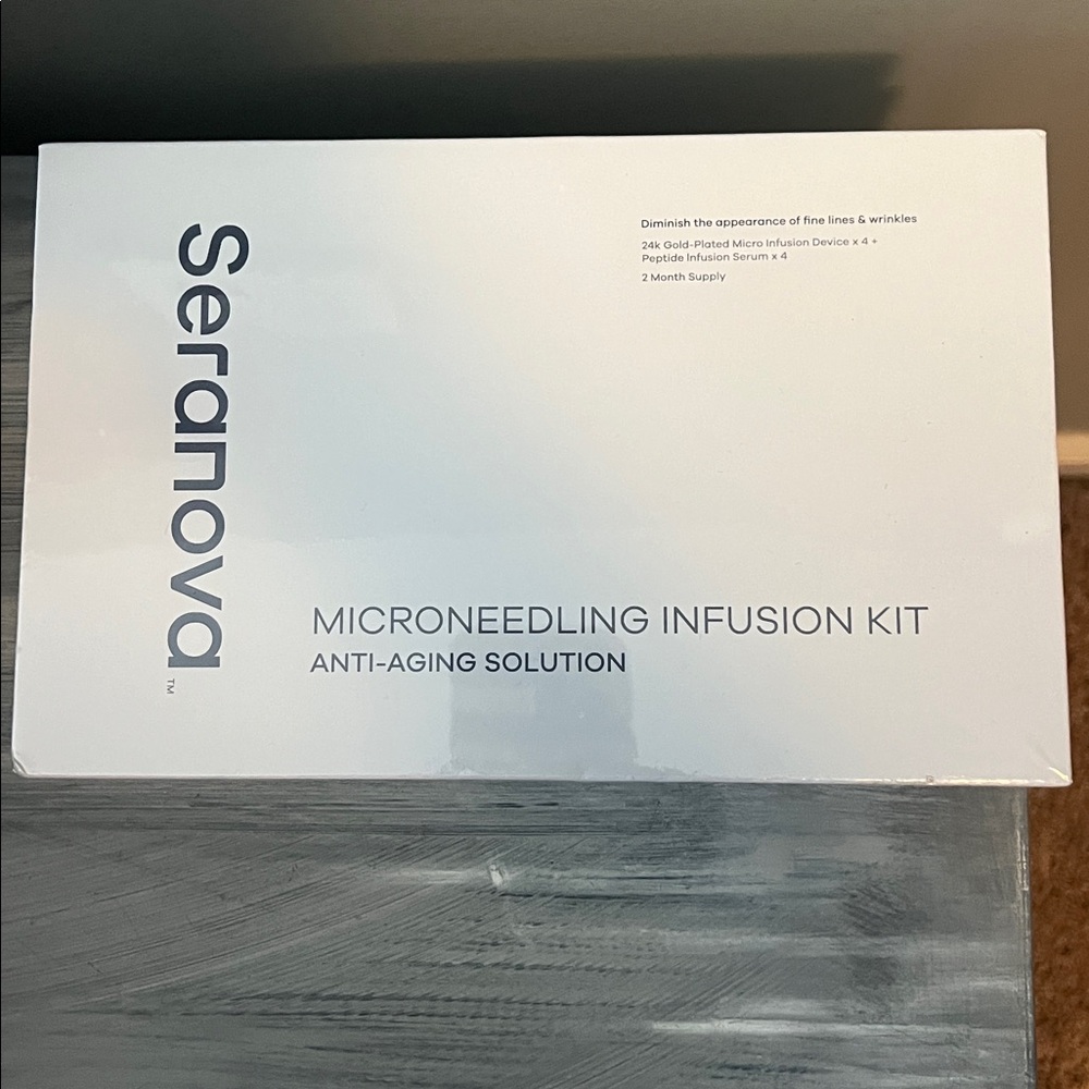 Seranova Microneedling Infusion Kit Anti Aging 2 Month Supply Exp 2029 Sealed